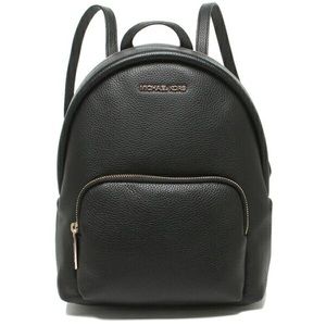 NWT ⭐️ MICHAEL KORS ⭐️ Medium Leather Backpack in Black